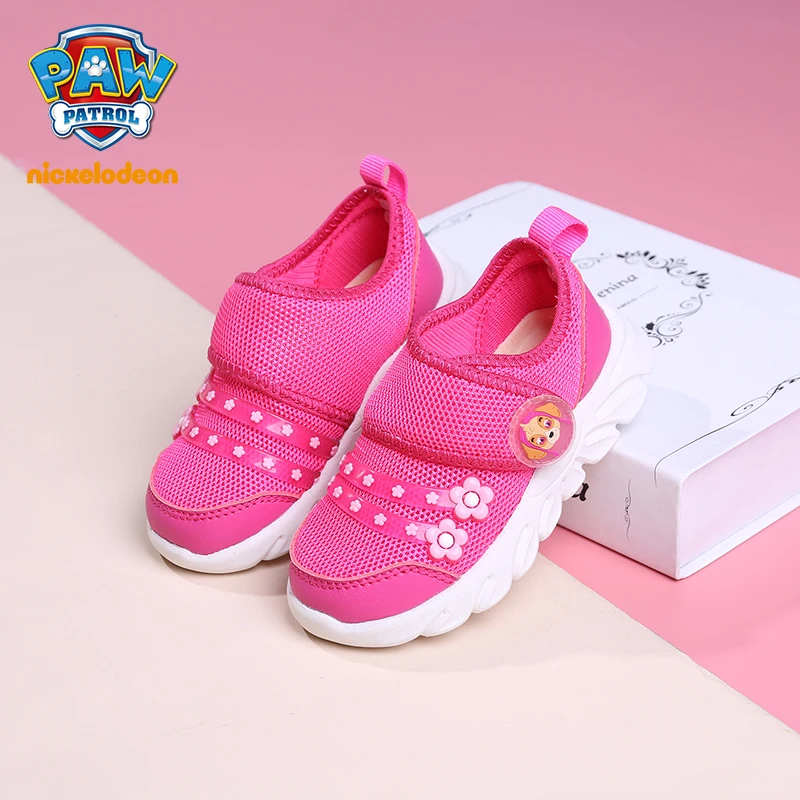 PAW PATROL/детская обувь; модные кроссовки для девочек и мальчиков; легкая Нескользящая дышащая обувь из сетчатого материала; детская повседневная обувь высокого качества