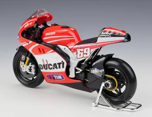 Maisto 1:10 2013 поездок на мотоцикле Ducati Desmosedici Ники Хэйден № 69 мотоцикл велосипед Модель в коробке