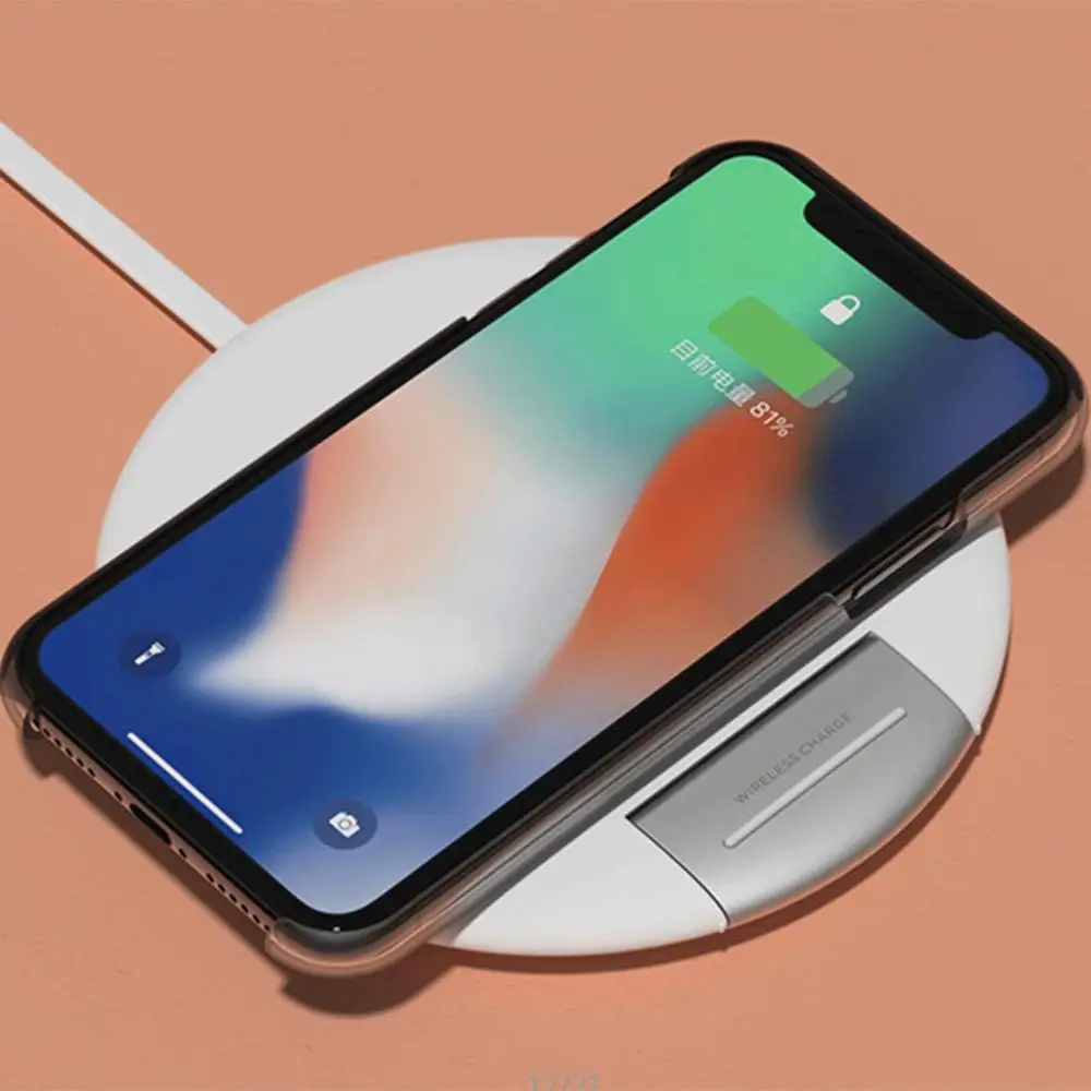 

10W Qi Wireless Charger for Samsung S9 S10 + Note 9 8 Wireless Charging Pad for iPhone X / XS Max XR 8 Plus
