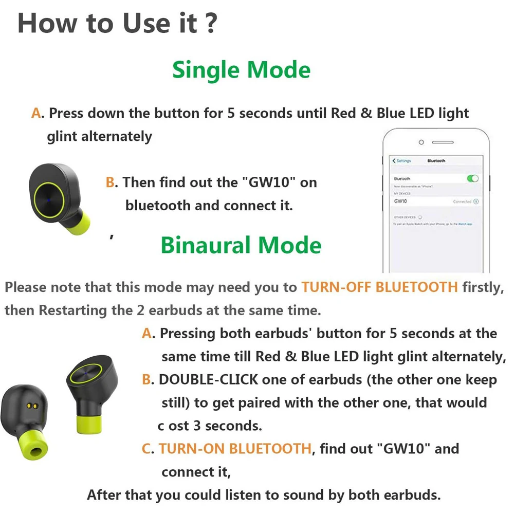TWS Bluetooth V5.0 наушники-вкладыши бас стерео двусторонний звонок вкладыши беспроводные наушники длительность зарядки чехол для iPhone