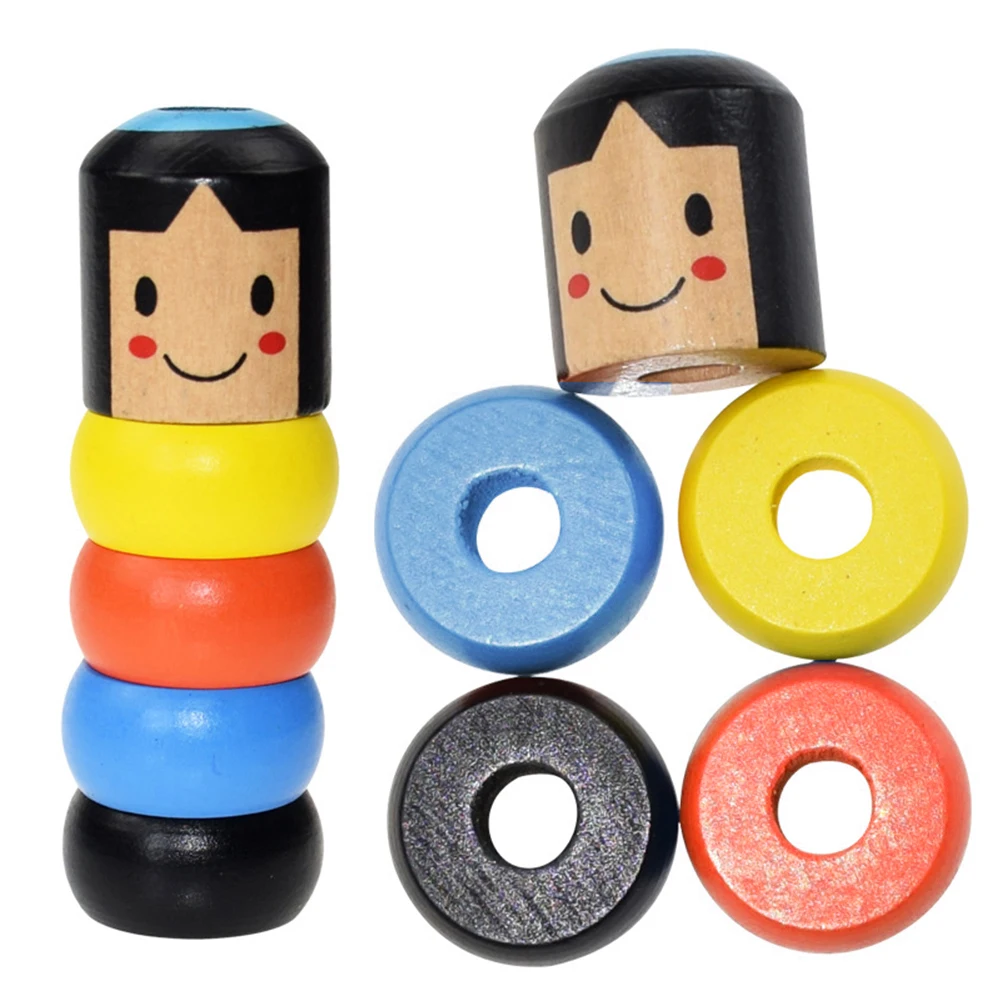 

1Pcs Immortal Unbreakable Wooden Man Magic Toy Magic Tricks Close Up Stage Magic Props Comedy Mentalism Fun Toys For Kids