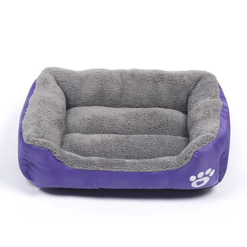 S-3XL 9 цветов лапа кресло для домашних животных собака кровати водонепроницаемый дно мягкий флис теплая кровать для кошки дом Petshop cama perro