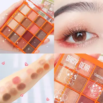 

16 Color Eyeshadow Palette Makeup Eye Shadow Pallete Matte Shiny Shadows Make Up Cosmetics Diamond Metallic Eye Pigment TSLM2