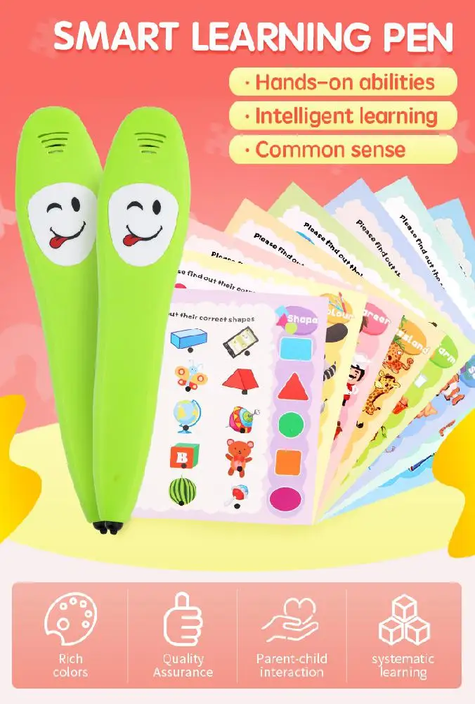 

None Kids Learning Machine Common Sense Cognitive Intelligence Logic Learning Pen Educational Toy