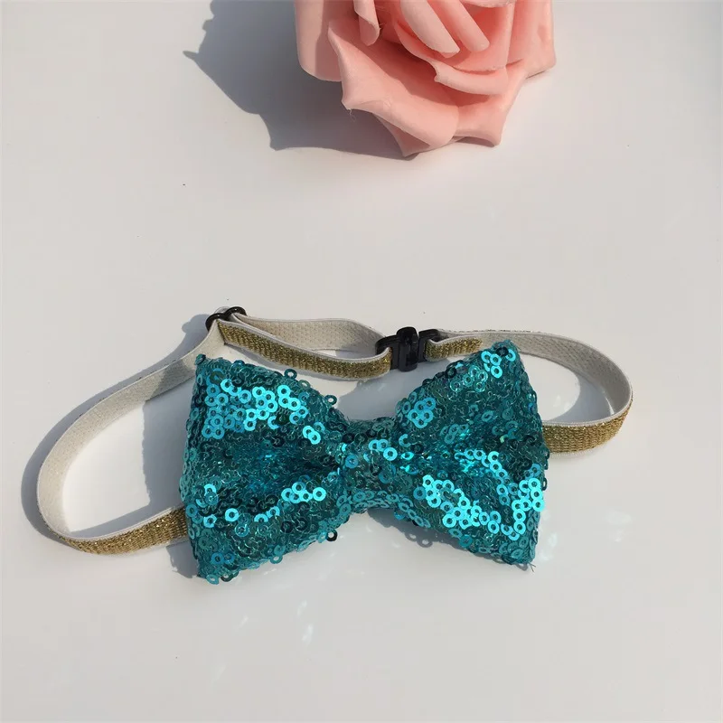 Серый Аксессуары для кошек, домашних животных, собак, шапка для дня рождения, маскарадный милый головной убор с галстуком-бабочкой, блестящий дизайн, праздничный костюм, украшение для головных уборов - Цвет: Серый