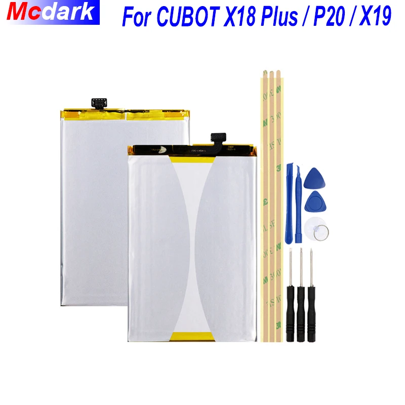 Аккумулятор Mcdark для Cubot P20 X18 PLUS 4000 мАч запасная батарея большой емкости X19