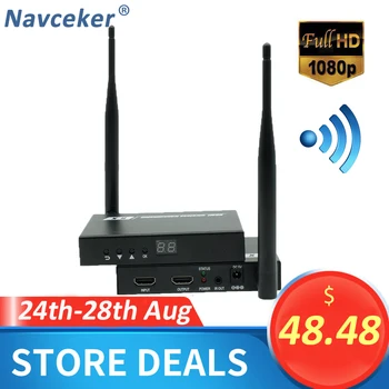 

60m HDMI Wireless Transmitter Receiver With IR Wireless HDMI Transmitter 5GHz WIFI Transmissor HDMI Extender Wireless Extensor