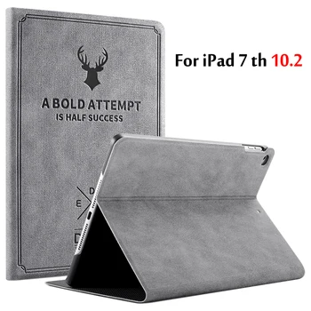 

Smart Case For iPad 10.2 7th Gen Auto Wake/Sleep Stand Flip PU Leather Cover For iPad 7th 10.2''Tablet