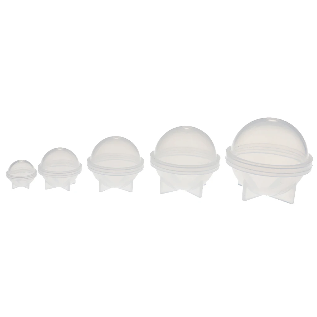 1 Set Silicone Sphere Mold DIY Dried Flower Resin Ornaments for Jewelry Making Art Crafts Supplies | Дом и сад