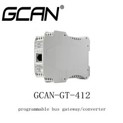 Convertisseur industriel de passerelle Internet avec 2 interfaces Can et 1 Interface Ethernet, compatible avec le protocole Canopen, GCAN GT 412 
