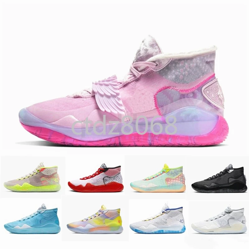 Новинка KD 12 What The тетя жемчуг Баскетбольная обувь KD12 Кевин Дюрант XII мужские