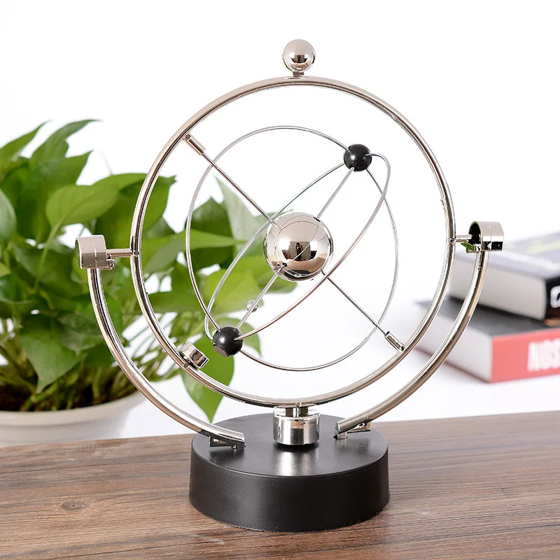 Celestial orbit pendulum Maglev Rotary Electromagnetic Perpetual Motion Meter balls Home Decoration Office Desktop Decor | Дом и сад