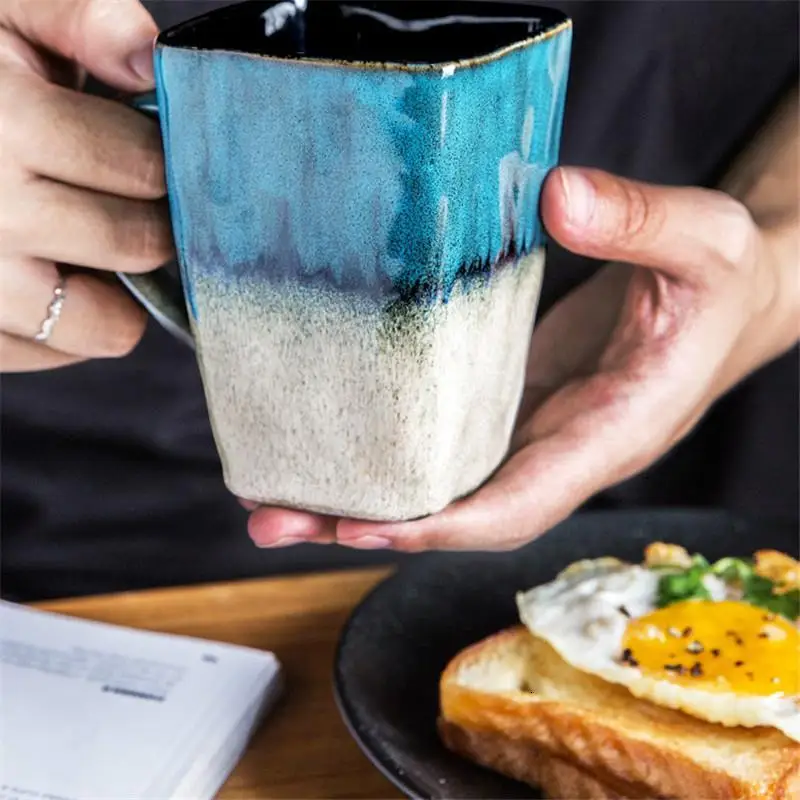 Kopjes посуда для напитков Экологичная Tazzine Caffe кофе Xicara большой чай молоко Taza De кафе керамическая кофейная чашка новинка кружка для путешествий