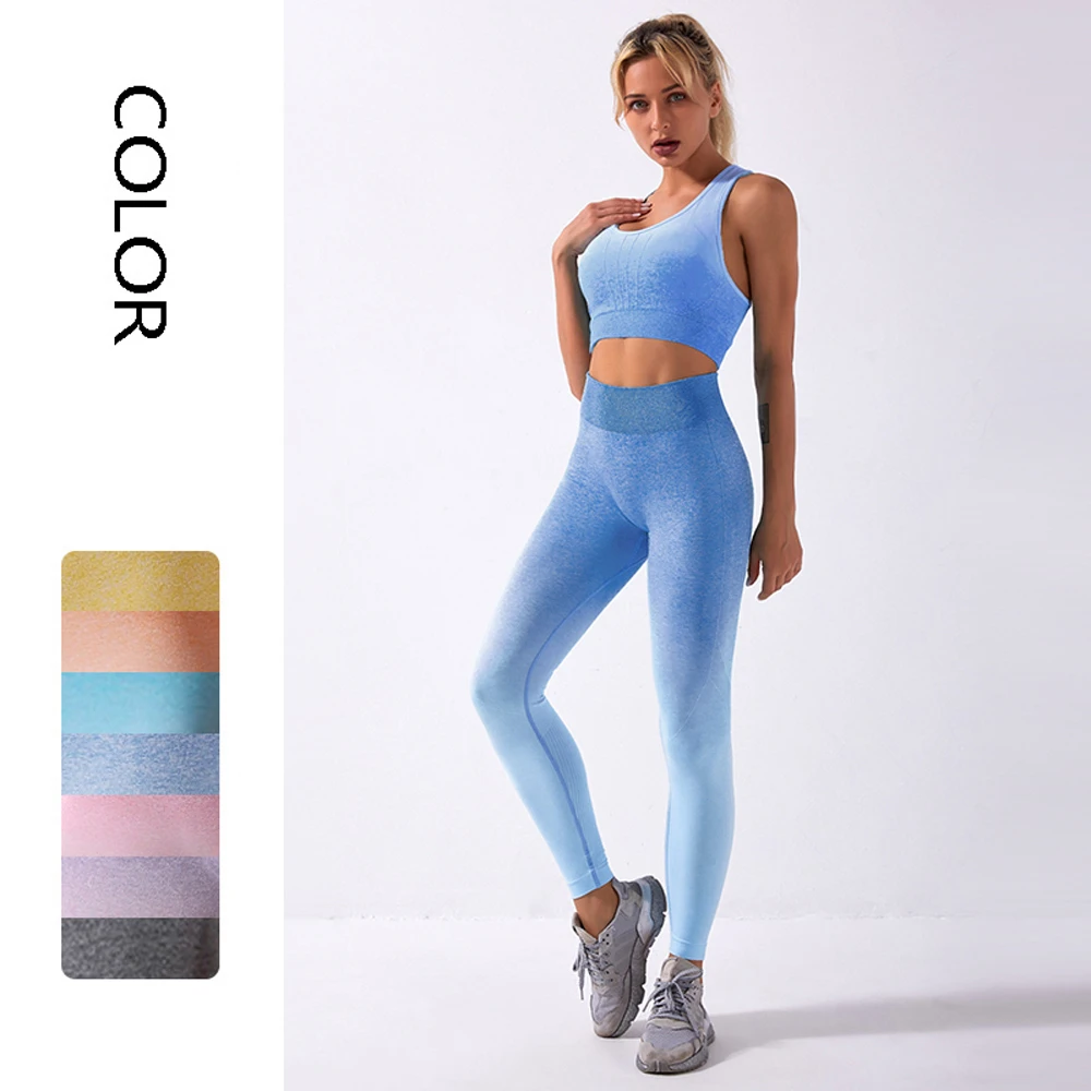 Ensemble sport pour femme : Haut double-face + leggings sport