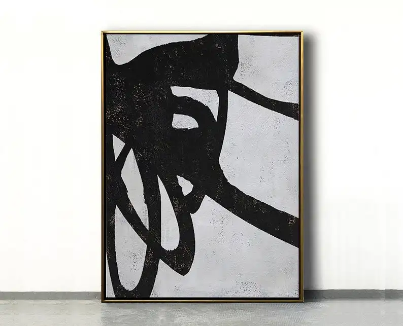 

Large Abstract Flower Painting on Canvas, Abstract Floral Art, Artwork, Oversized Canvas Painting Wall Art