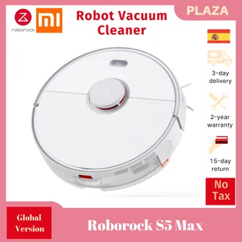 

Original Xiaomi Mi Robot Vacuum Cleaner Machin Roborock S5 MAX Electronic Automatic Sweeping Global Version