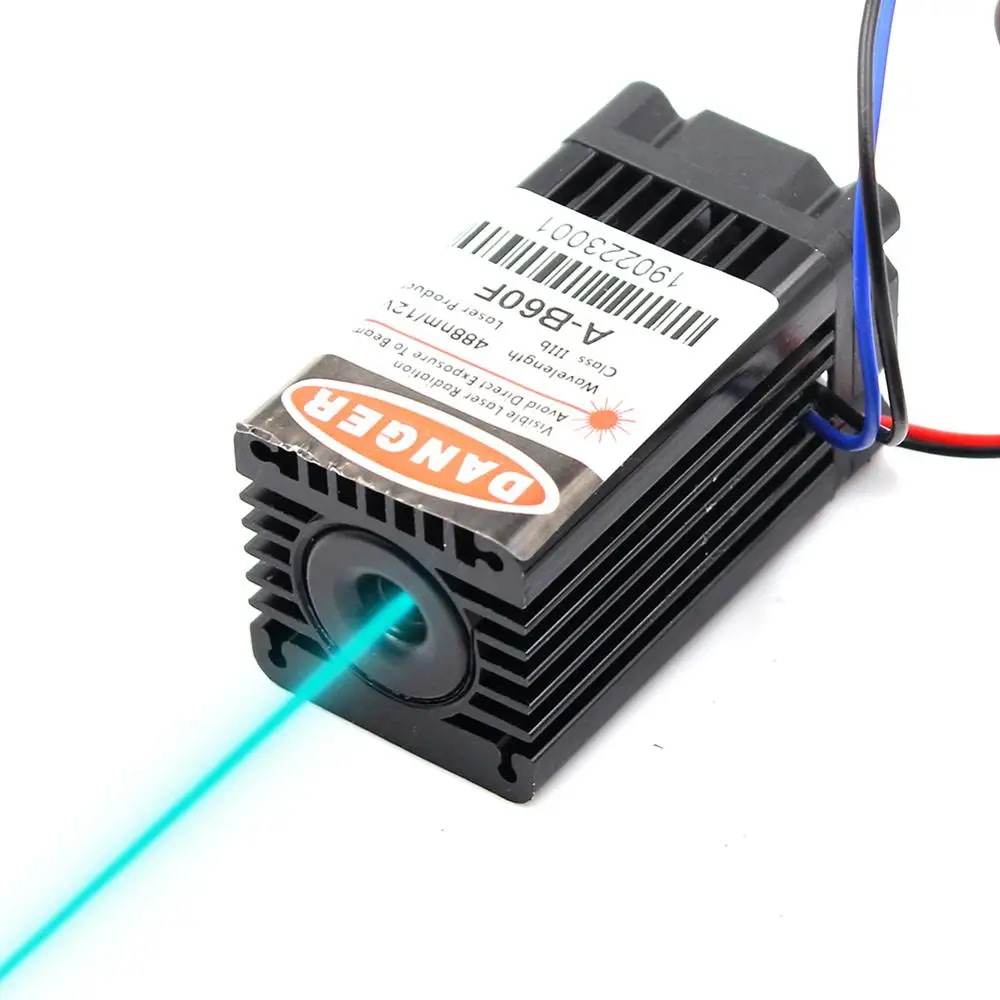 Oxlasers 100 нм МВт Небесно-Голубой лазерный модуль с TTL 12 В лабораторные медицинские