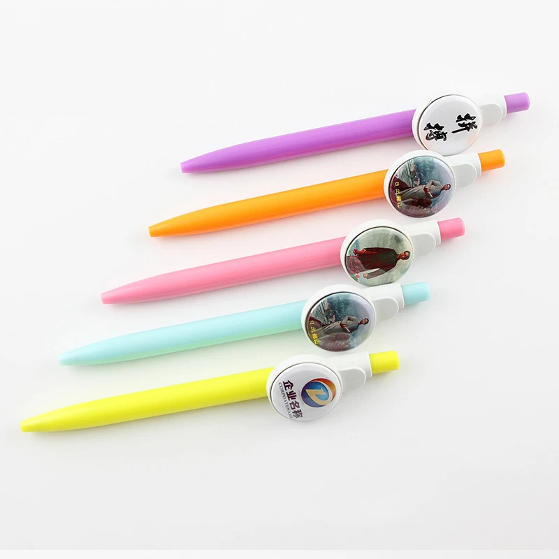 50 Sets Ball Pen WITHOUT NO 1" 25mm Flat Metal Button Badge NEW Pro All Steel Button Maker Metal back Button Supplies Materials 6