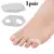 1 Пара Kapmore Toe Separator 2 Отверстия Силиконовый Мягкий Эластичный Toe Spacer Toe Выпрямитель Ногтей Палец Сепаратор для Взрослых