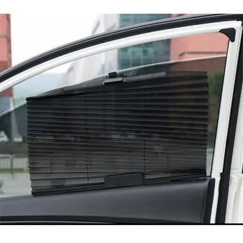 

1PCS 60x46x1.3cm Automobile Auto Side Window Blinds Sunshade Cover Retractable Car Curtain Breathable Car Sunshades Accessories