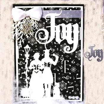 

Dolce Vita Joy Metal Cutting Dies Word Craft Dies Scrapbooking Die Cut for DIY Photo Album Paper Card Template Supplies