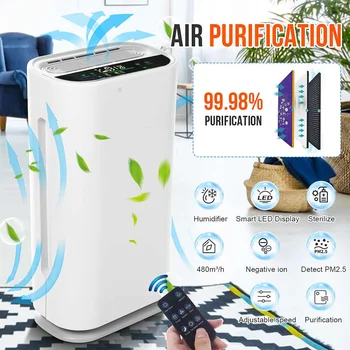 

Hot sell Air Purifier Purifying PM 2.5 Cleaning Air Cleaner Desktop Removing Formaldehyde For Purifiers Air Cleaning Intelligent