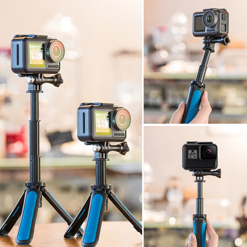 Мини селфи палка TELESIN штатив рюкзак ремень крепление J Hook для GoPro Hero 9 8 Osmo Action Xiaoyi