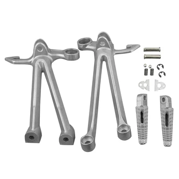 

CNC Aluminum Motorcycle Rear Passenger Foot Pegs Footrest & Brackets for SUZUKI GSXR1000 GSXR 1000 2009 2010 2011