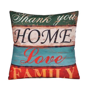 

2020 retro decorative cushion cover linen throw pillow case 45x45 pillowcase home decor for sofa seats car bedroom pillows cover