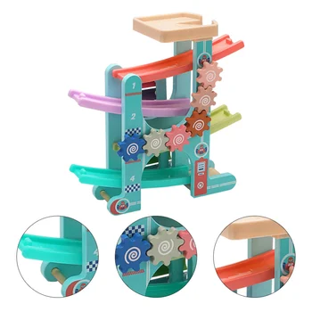 

1 Set Educational Disassembling Colorful Car Toy Gliding Track Car Toy