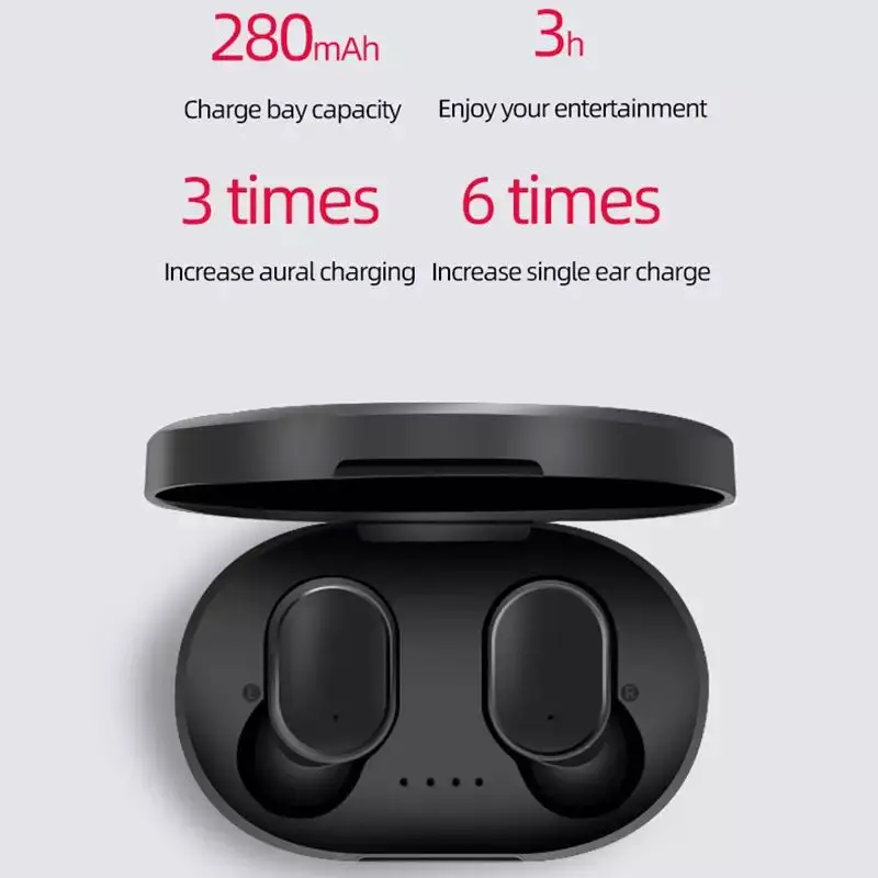 A6S беспроводные наушники для Airdots наушники Bluetooth 5,0 TWS наушники с шумоподавлением микрофон для iPhone huawei samsung Xiaomi Redmi