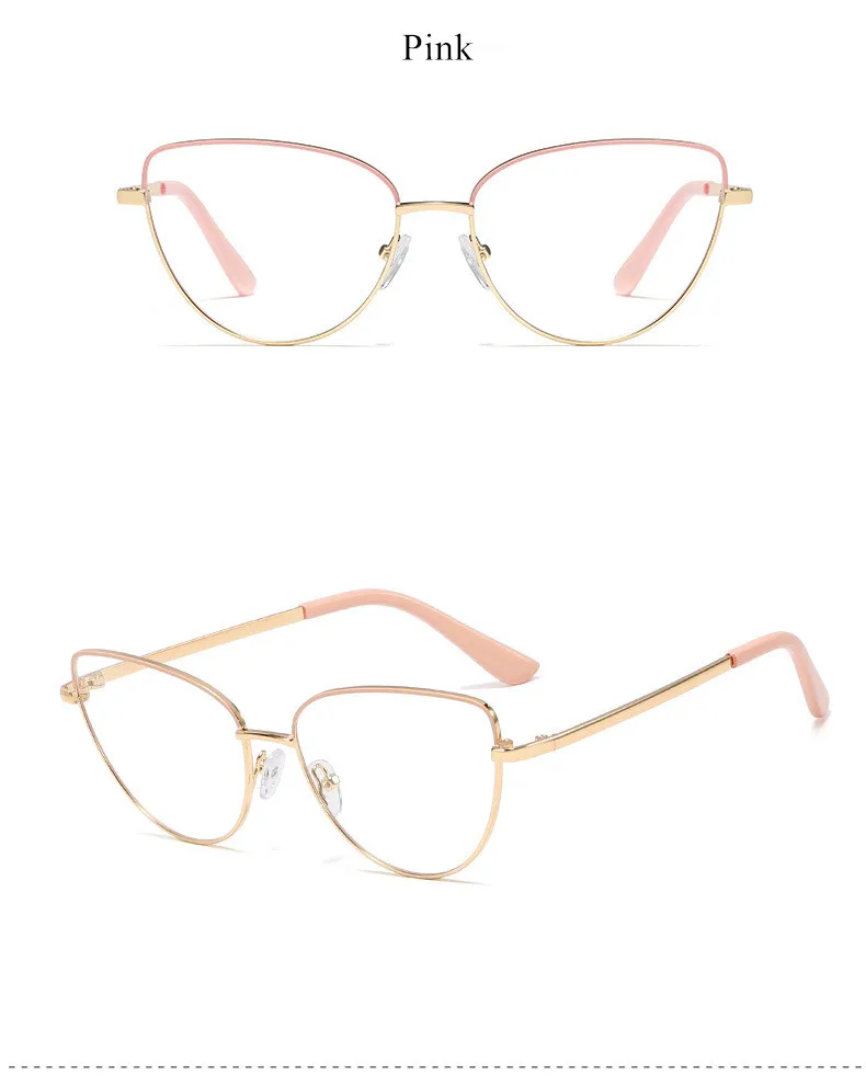 Chashma Fashion Optical Eyeglasses Pink Eyewear Women progressive prescription glasses lentes graduados