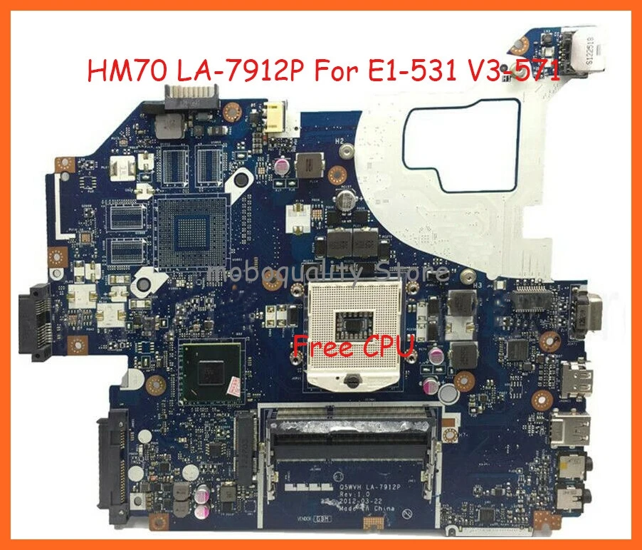 

LA-7912P Q5WTC L51 for Packard Bell EasyNote TE11 TV11-HC TV43-HC TV44-HC TV44-HR NBC1F11001 Motherboard Tested Good