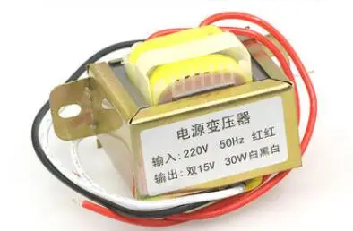 

1PCS 30W Dual 15V Power Transformer Input: 220V 50Hz/Output: Dual 15V