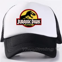 Бренд Юрского Парка бейсболки женские мужские Snapback сетчатая шапка Дальнобойщик открытый спортивный, для укрытия кепки дропшиппинг