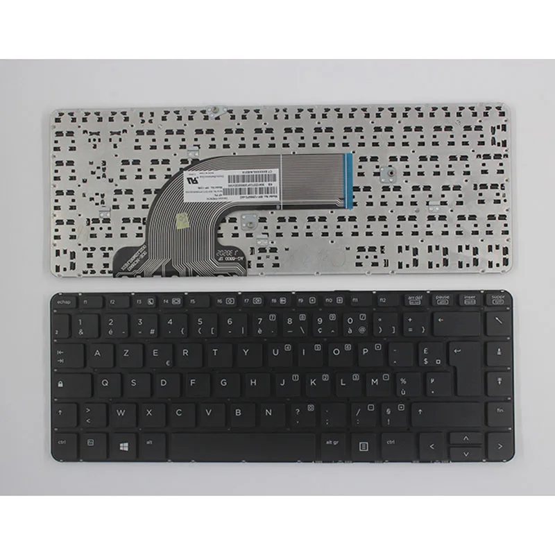 Новая Французская клавиатура для ноутбука HP 640 440 445 G1 FR черная без рамки |