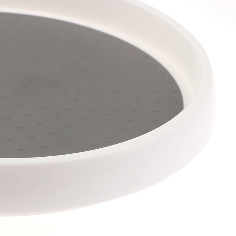 Non-Slip Rotating Storage Tray Fruit Snack Dried Storage Plate Multifunctional Plastic Desktop Organizer For Kitchen Bathroom