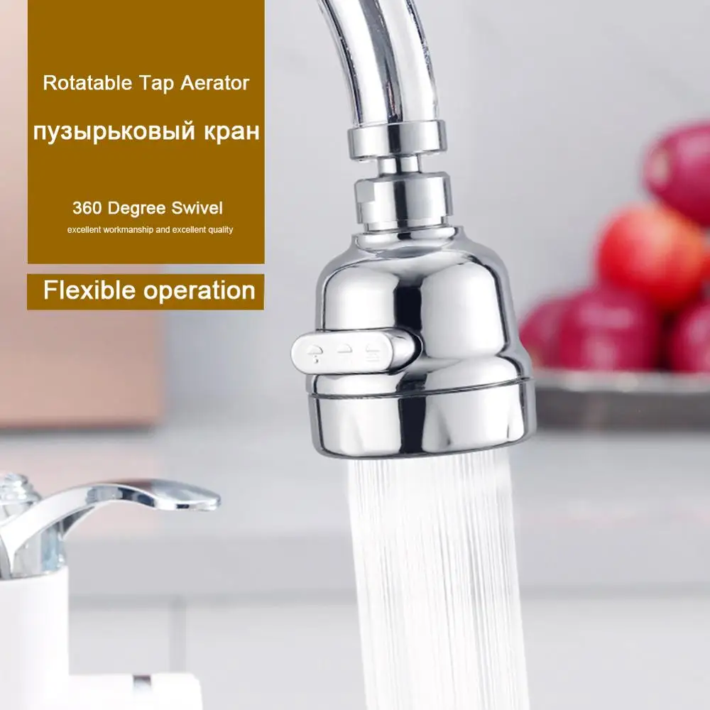 Mixer Water Saving Kitchen Faucet Nozzle 360 Degree Aerator Tap Head Swivel Tap 