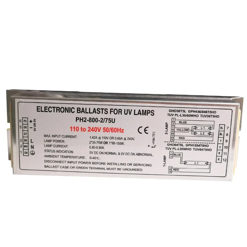 PH2-800-2-75U 110-240V Ballast 4