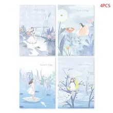 4 шт./компл. B5 Тетрадь тетрадь для записей дневник планировщик для рисования, рисующего граффити линия внутренняя страница офисные школьные принадлежности, блокноты в L41E