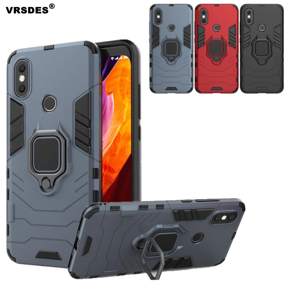 Antiurto Armatura Anello Per Il Caso Di Xiaomi Mi 8 Se 6X A2 5X A1 Mi Max 3 Per Xiaomi Redmi 6 Nota Pro 5 Del Telefono Magnetico Finger Supporto