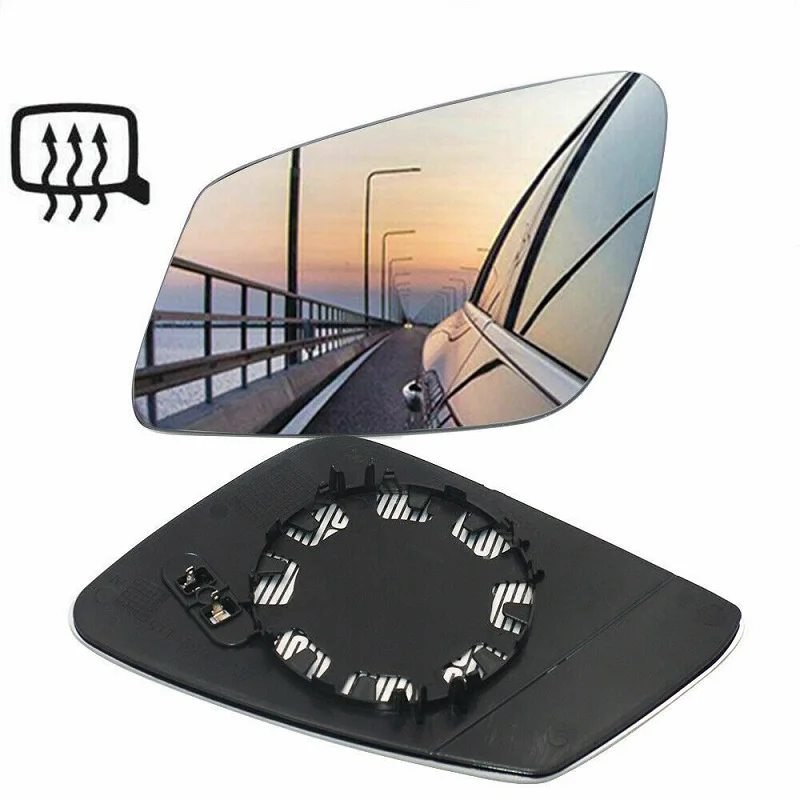 

Right / Left White Mirror Glass For BMW 5 7 Series F01 F07 F10 F11 F18 Rear View Side Heated Wing Door 51167251584 51167251583