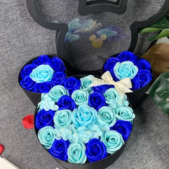 

Flower 34x29cm Gift Box Rose Flower Chocolate For Girlfriend's Wedding Valentine's Day Gift Box Candy Box Wedding Party gift box