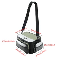 Multifunctional Fishing Bag Oxford Fishing Reel Bait Storage Box Outdoor Carp Fishing Tackle Shoulder Messenger Bag