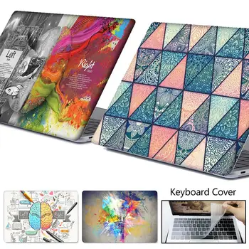 

Laptop Case For MacBook Air Pro Retina 11 12 13 15 Touch Bar A2159 A1708 for macbook Touch ID Air 13 A1932 2018 + Keyboard Cover