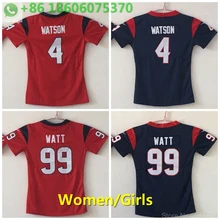 A+++ качественная женская футболка Deshaun Watson 4 JJ Watt 99