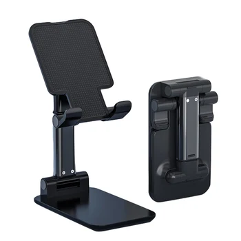 

Folding Cellphone Holder With Silicone Pads Adjustable Portable Desk Tablet Stand For Under 11inches Mobile Phone Tablets Mount​
