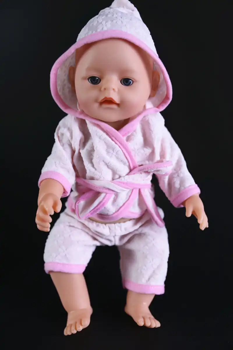 baby doll drinking milk