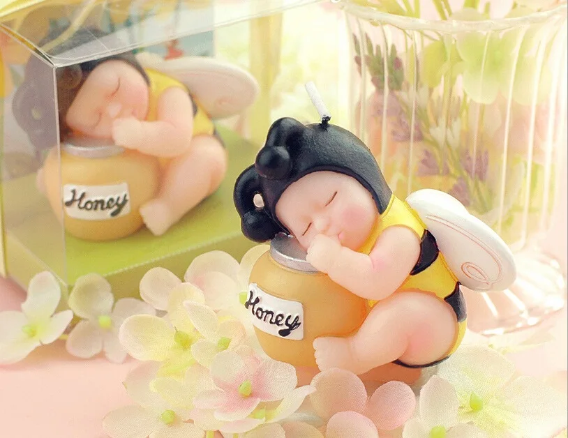 35pcs Honey Bee Baby Candle Wedding Shower Birthday Souvenirs Gifts Favor | Дом и сад