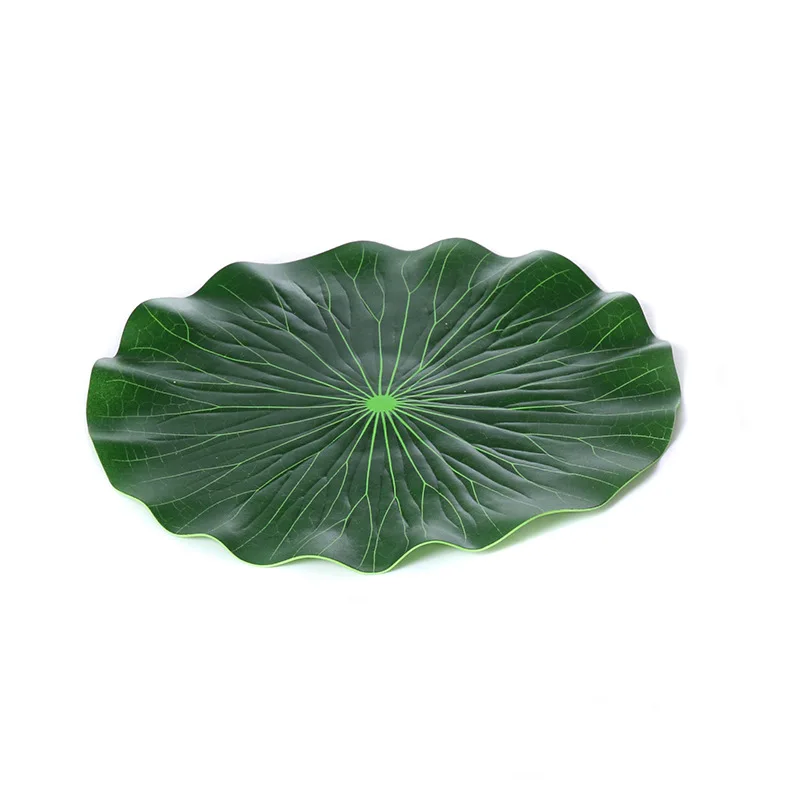 Имитация листьев лотоса искусственный цветок зеленая растительность вода дрейф аквариум бассейн украшения Танец Реквизит ландшафтный дизайн имитация